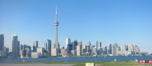The skyline of the downtown of the City of Toronto, 2012,   A standard image of the city. 